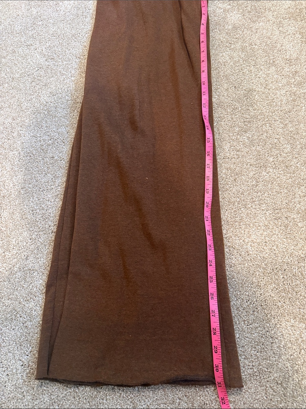 Aviator Nation Brown Hoodie with stripes XS AND Brown wide leg sweatpants Small - Picture 8 of 9